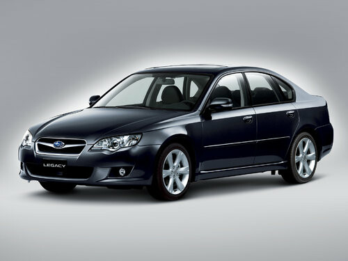 Коврики ЭВА "EVA ромб" для Subaru Legacy (седан / BL) 2003 - 2009, черные, 4шт.