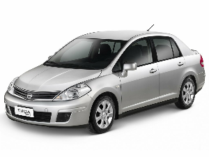 Коврики текстильные для Nissan Tiida (седан / C11) 2010 - 2014