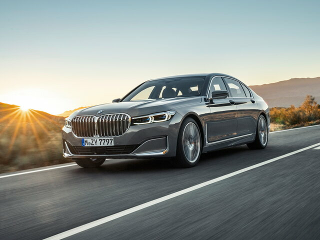 Коврики текстильные "Классик" для BMW 7-Series (седан, гибрид / G11,G12) 2019 - Н.В., черные, 4шт.